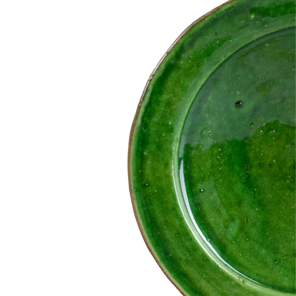 Tamegroute Green Dinnerware Plates