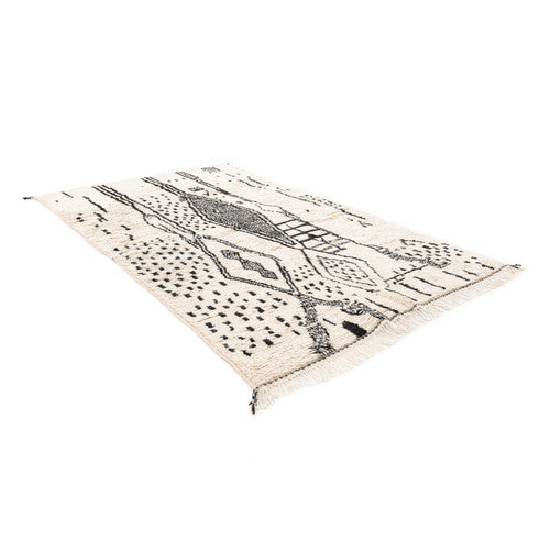 Titbirt Azilal Moroccan Rug, Hand-Knotted Wool