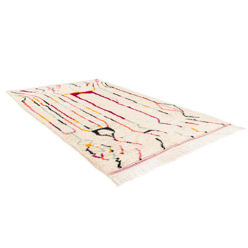 Ouzoud Azilal Moroccan Rug, Hand-Knotted Wool