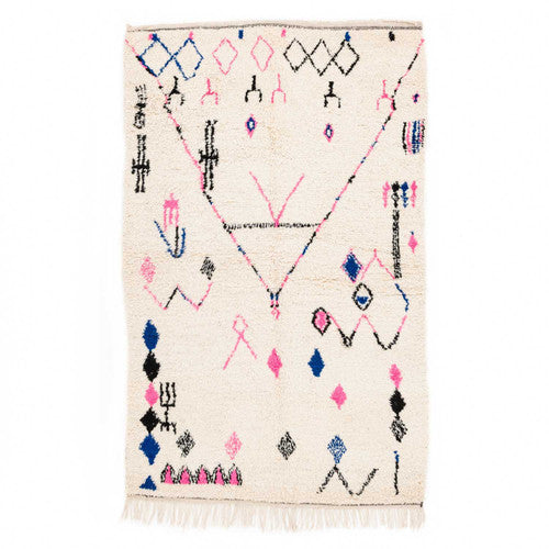 Issuhet Azilal Moroccan Rug, Hand-Knotted Wool