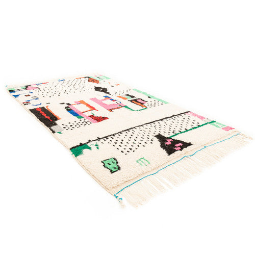 Asil Azilal Moroccan Rug, Hand-Knotted Wool