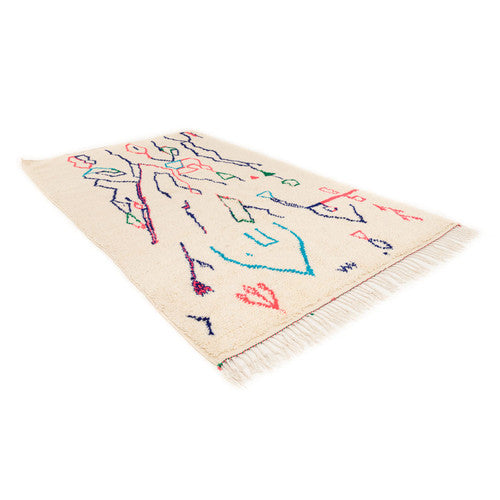 Tassili Azilal Moroccan Rug, Hand-Knotted Wool