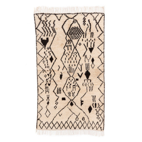 Chams Azilal Moroccan Rug, Hand-Knotted Wool
