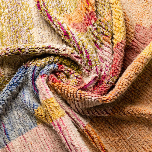 Ain Leuh Boujad Moroccan Rug, Hand-Knotted Wool