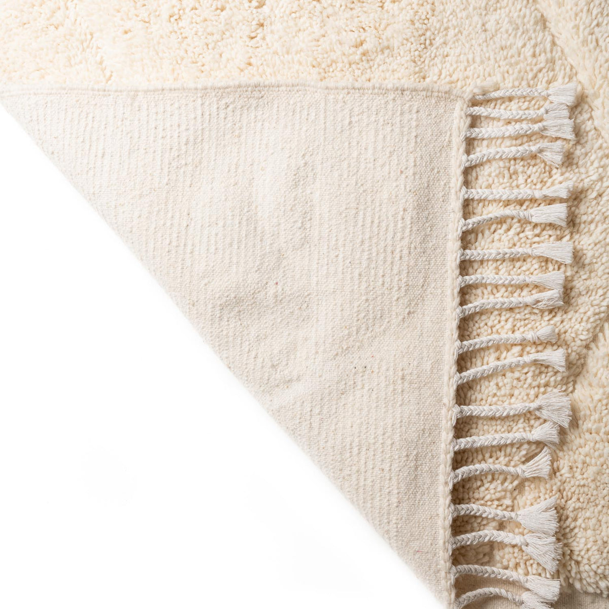 Igoudar Beni Ourain Moroccan Rug, Hand-Knotted Wool