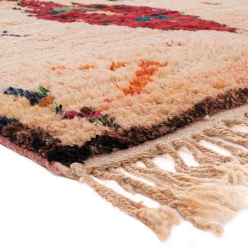 Saghroud Boujad Moroccan Rug, Hand-Knotted Wool