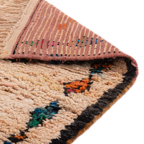 Saghroud Boujad Moroccan Rug, Hand-Knotted Wool
