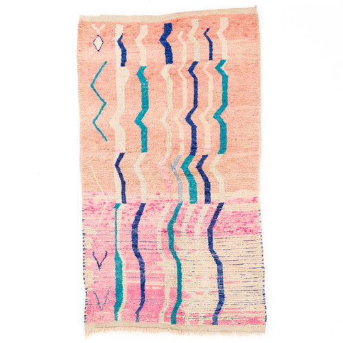 Tinghir Boujad Moroccan Rug, Hand-Knotted Wool