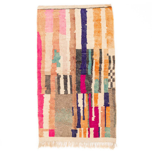 Chellah Boujad Moroccan Rug, Hand-Knotted Wool