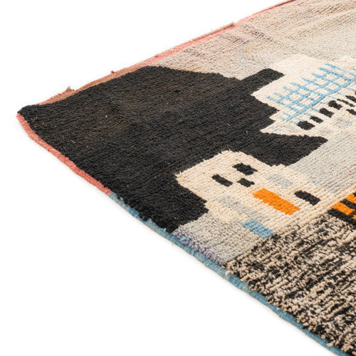 Imouzzer Boujad Moroccan Rug, Hand-Knotted Wool