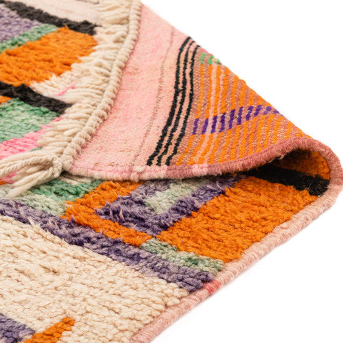 Ksar Boujad Moroccan Rug, Hand-Knotted Wool