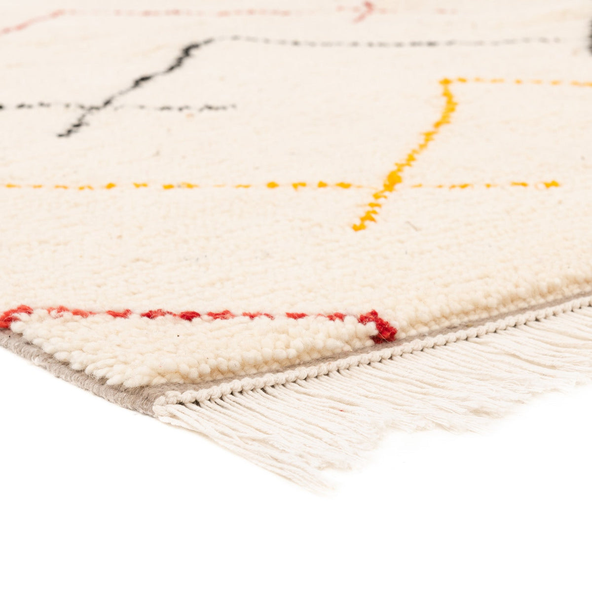 Aitusa Beni Ourain Moroccan Rug, Hand-Knotted Wool