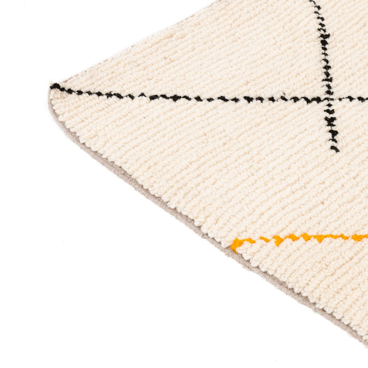 Aitusa Beni Ourain Moroccan Rug, Hand-Knotted Wool