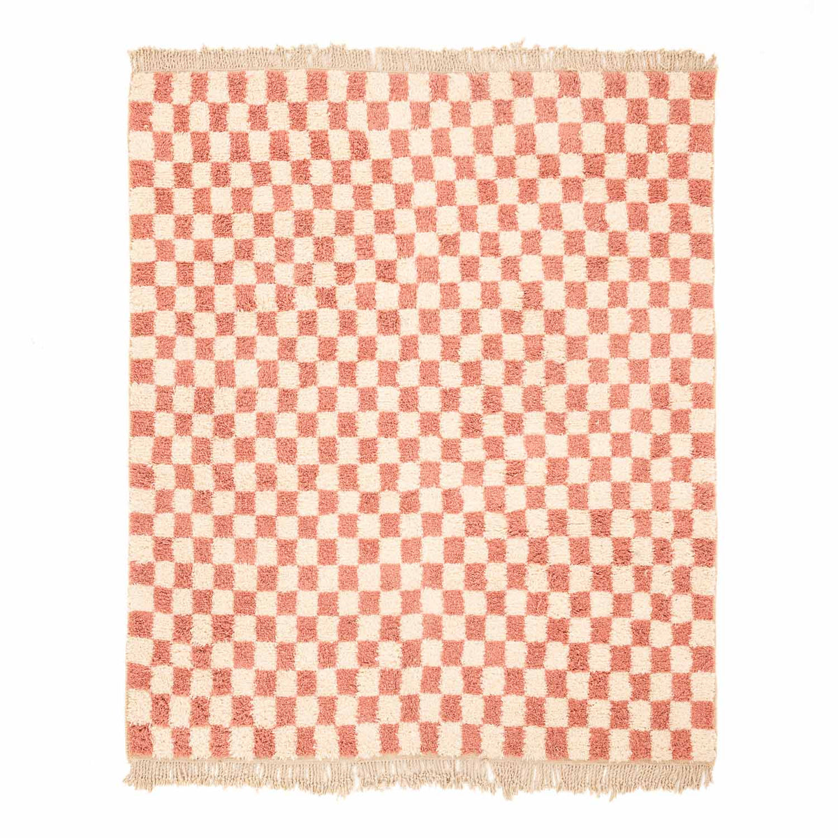 Igherm Beni Ourain Moroccan Rug, Hand-Knotted Wool