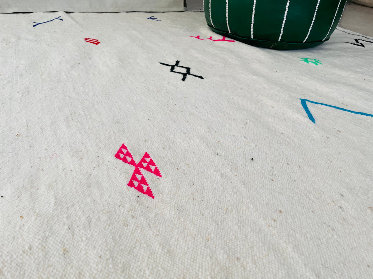 Azilal Moroccan Rug, Hand-Knotted Wool
