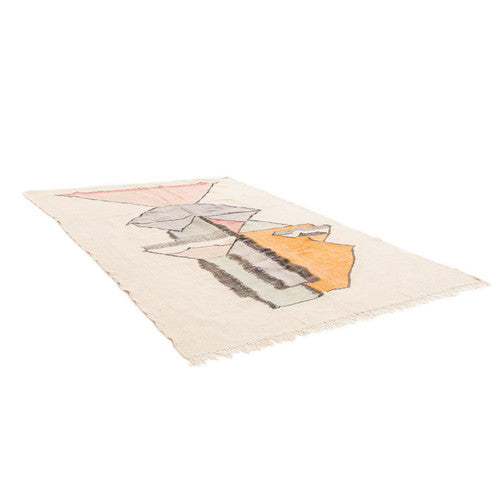 Lixus Kilim Moroccan Rug, Flat-Woven by Hand