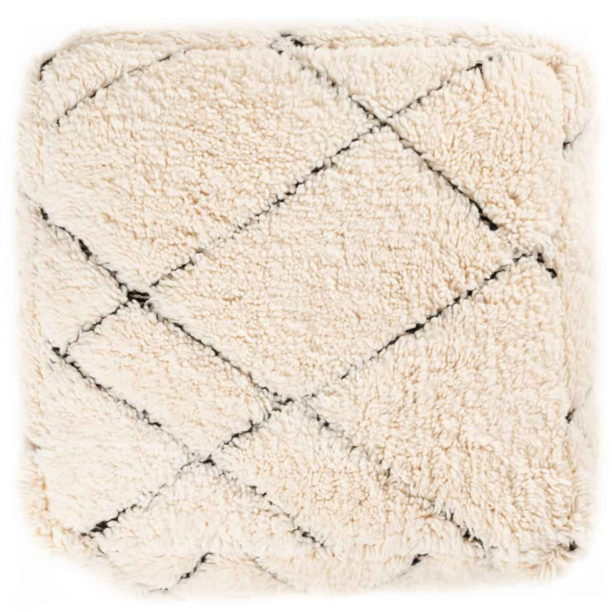 Handmade Moroccan Floor Cushion - Beni Ourain