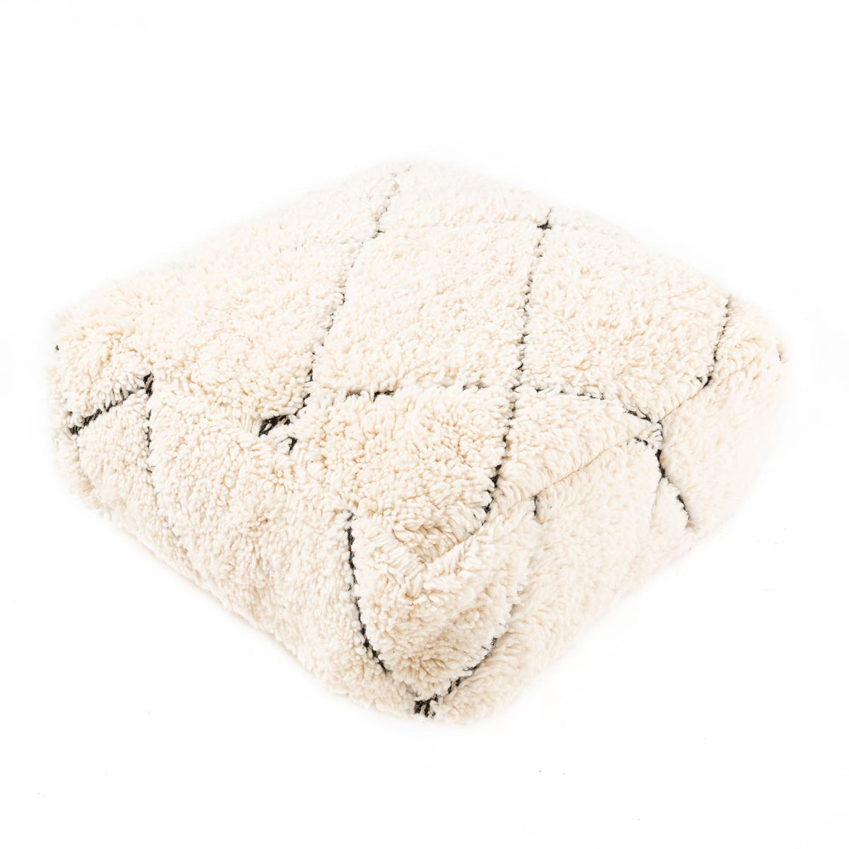 Handmade Moroccan Floor Cushion - Beni Ourain