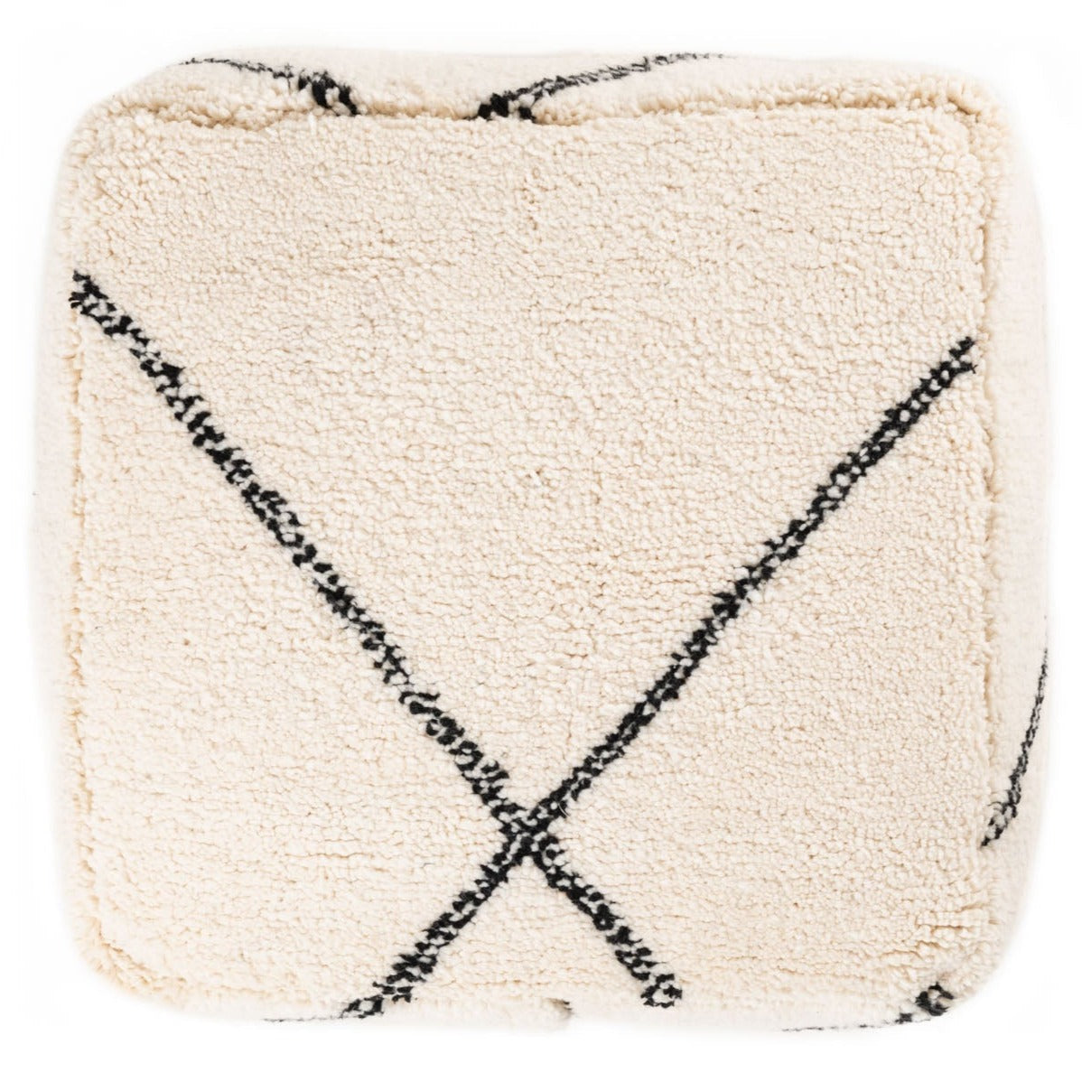 Handmade Moroccan Floor Cushion - Beni Ourain