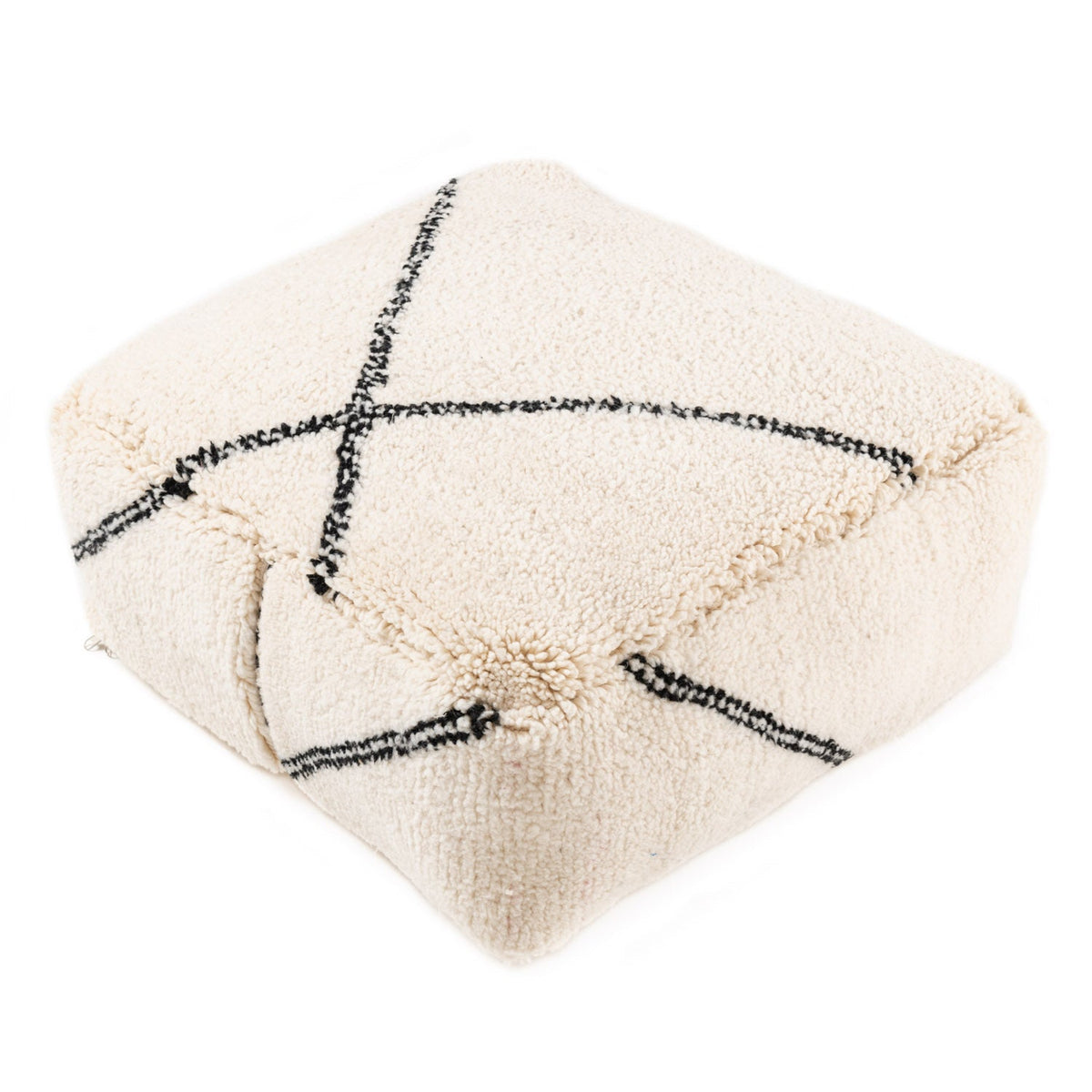 Handmade Moroccan Floor Cushion - Beni Ourain