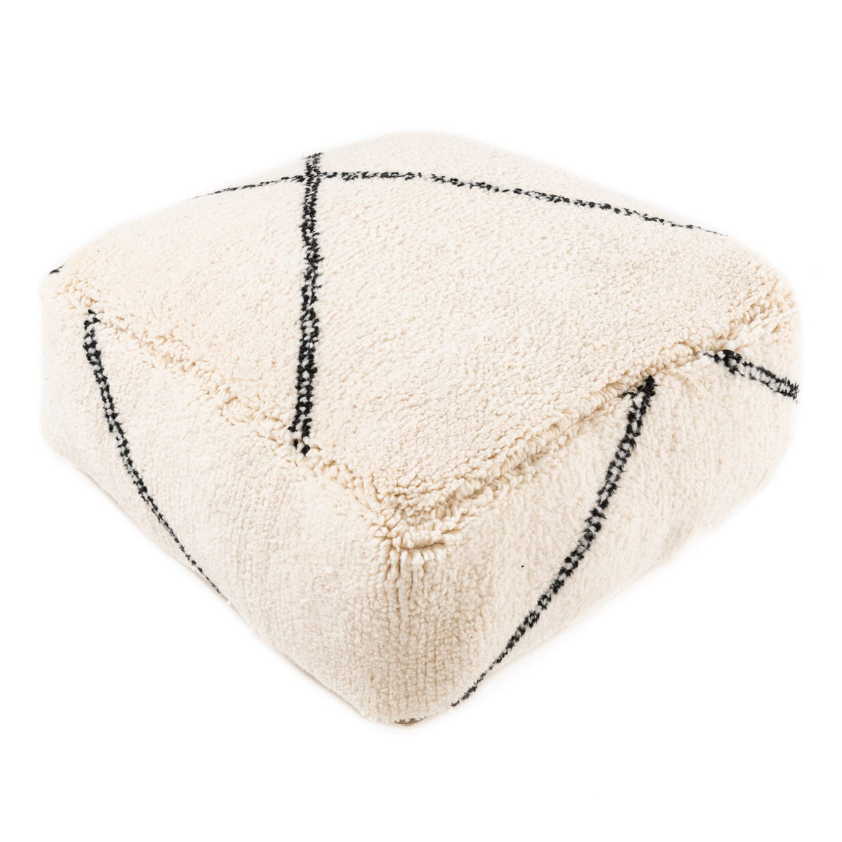 Handmade Moroccan Floor Cushion - Beni Ourain