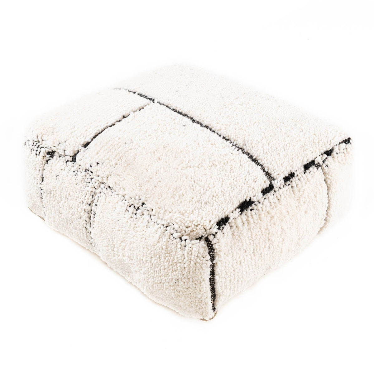 Handmade Moroccan Floor Cushion - Beni Ourain