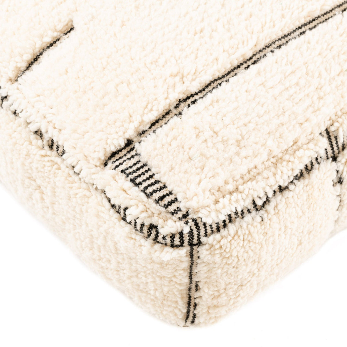 Handmade Moroccan Floor Cushion - Beni Ourain