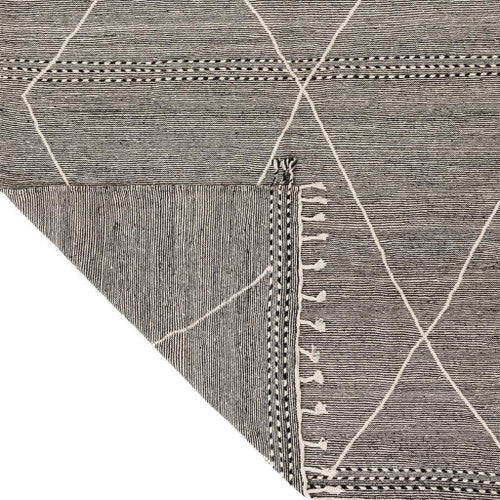 Bzou Kilim Moroccan Rug, Flat-Woven by Hand