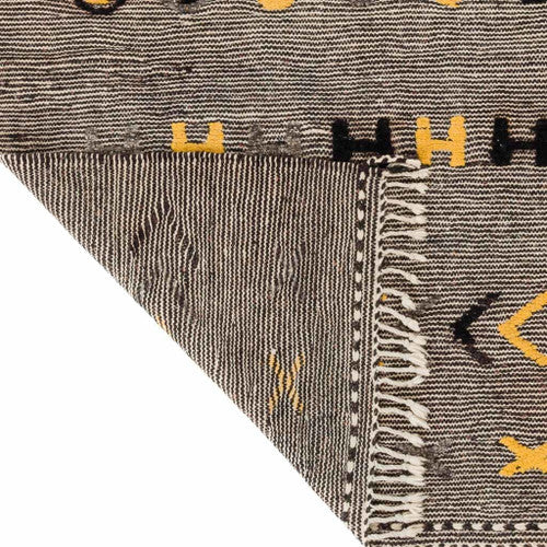 Issouka Kilim Moroccan Rug, Flat-Woven by Hand