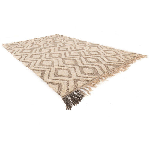 Toukbal Kilim Moroccan Rug, Flat-Woven by Hand