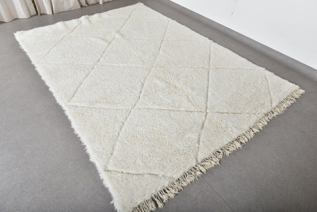 Zayane Beni Ourain Moroccan Rug, Hand-Knotted Wool