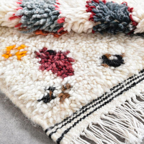 Maris Azilal Moroccan Rug, Hand-Knotted Wool
