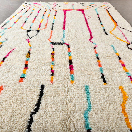 Firdoos Azilal Moroccan Rug, Hand-Knotted Wool