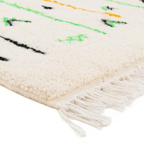 Ouassil Azilal Moroccan Rug, Hand-Knotted Wool