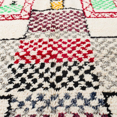 Wadi Azilal Moroccan Rug, Hand-Knotted Wool