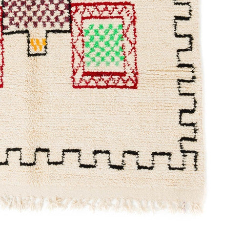 Wadi Azilal Moroccan Rug, Hand-Knotted Wool