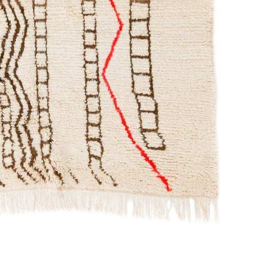 Tufulla Azilal Moroccan Rug, Hand-Knotted Wool