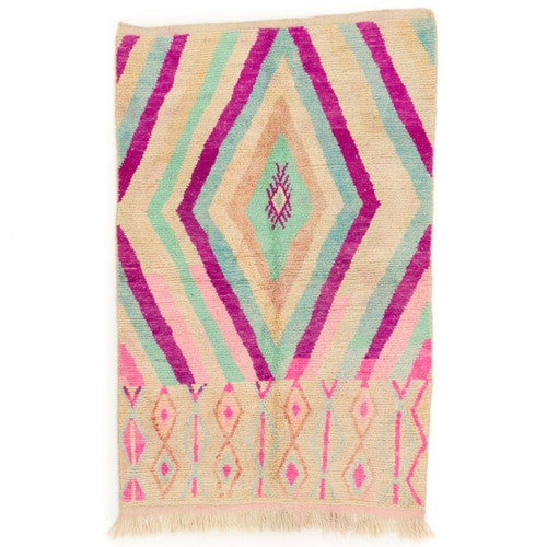 Dades Boujad Moroccan Rug, Hand-Knotted Wool