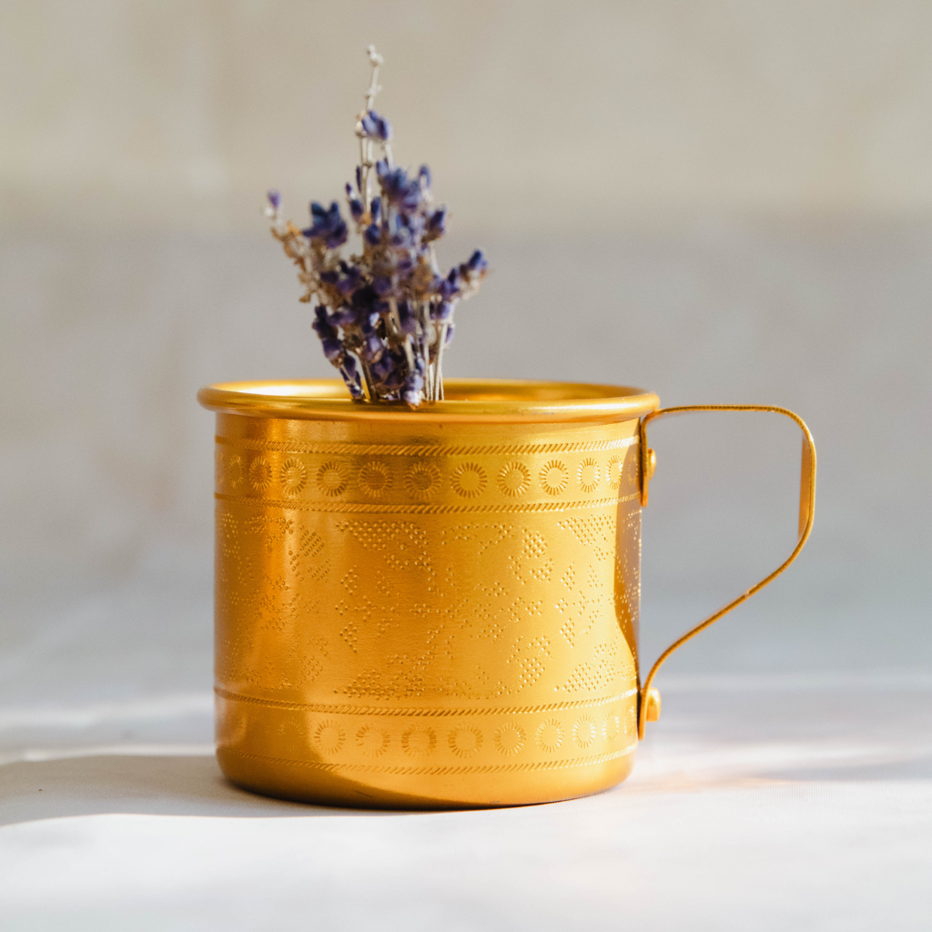 Handmade Moroccan Aluminum Mug