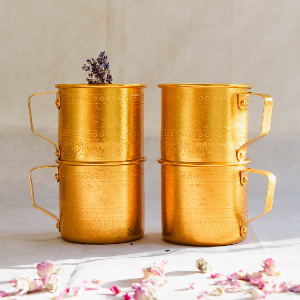 Handmade Moroccan Aluminum Mug