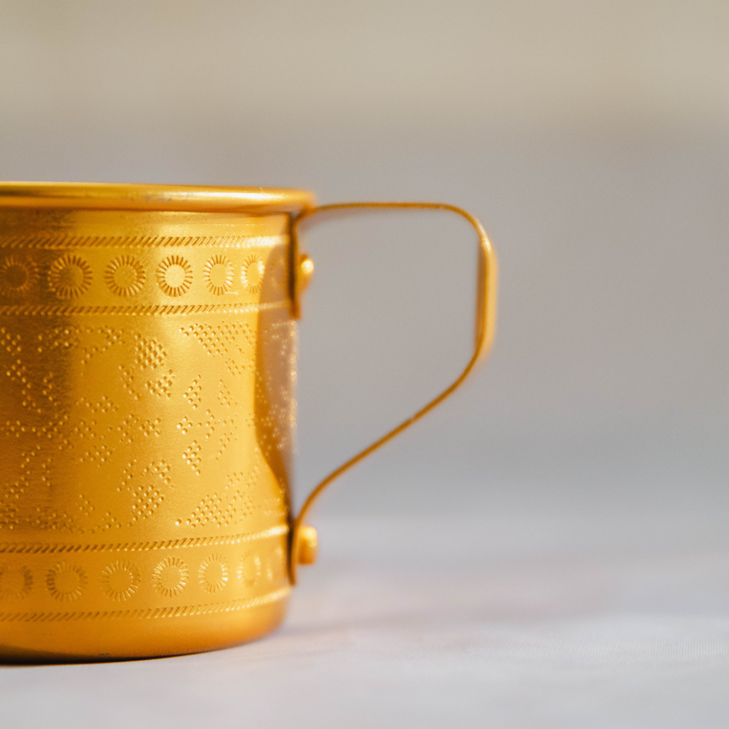 Handmade Moroccan Aluminum Mug