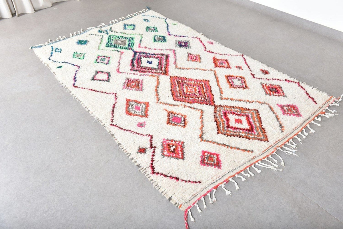Zemzem Azilal Moroccan Rug, Hand-Knotted Wool