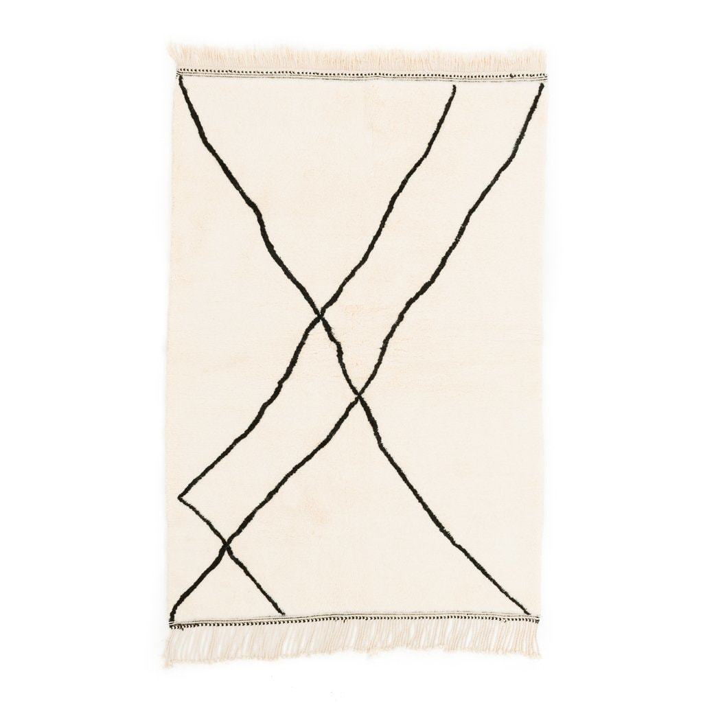 Aferdou Mrirt Moroccan Rug, Hand-Knotted Wool