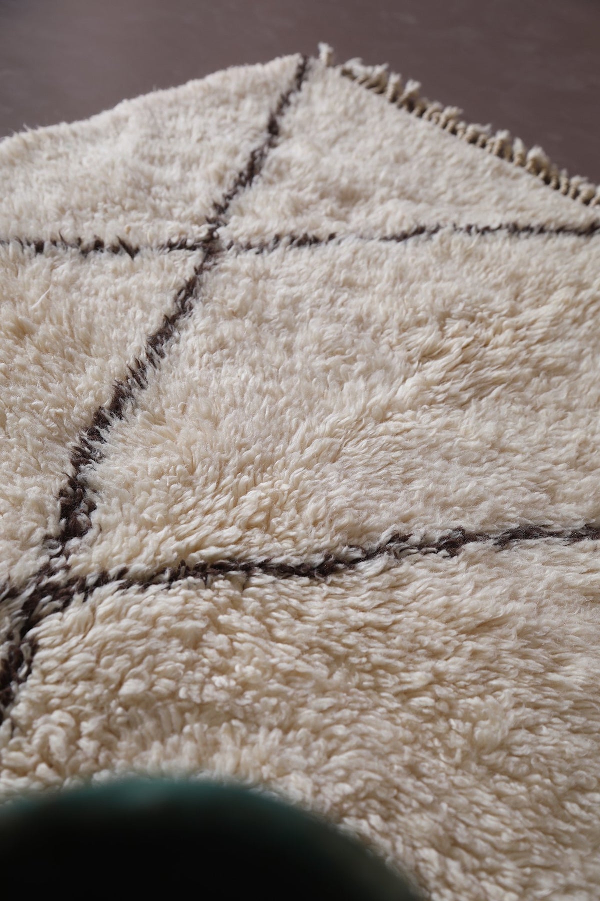 Zayane Beni Ourain Moroccan Rug, Hand-Knotted Wool