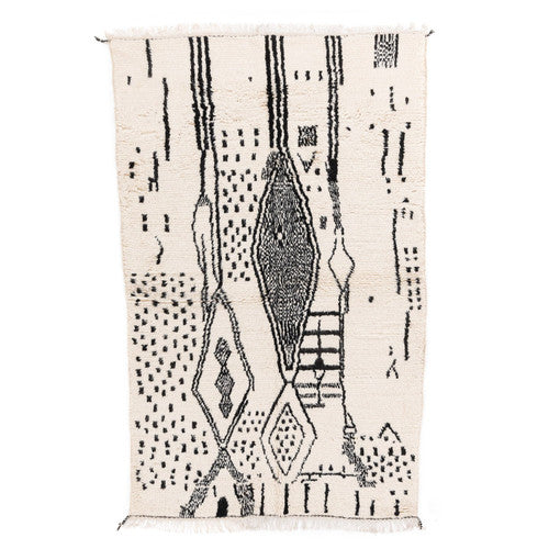 Titbirt Azilal Moroccan Rug, Hand-Knotted Wool