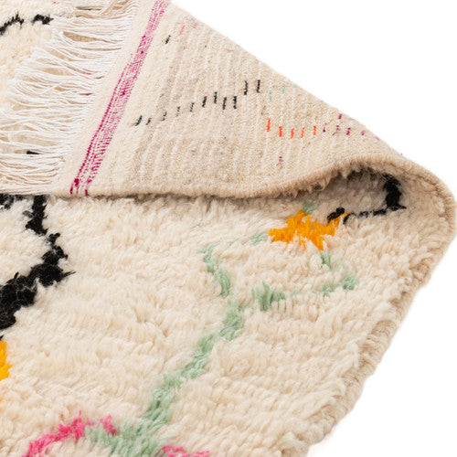 Ouzoud Azilal Moroccan Rug, Hand-Knotted Wool