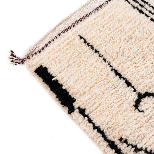 Katiba Azilal Moroccan Rug, Hand-Knotted Wool