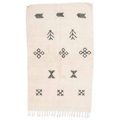 Nahila Azilal Moroccan Rug, Hand-Knotted Wool