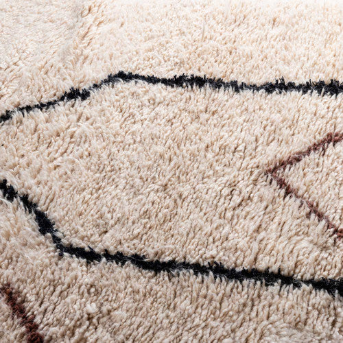 Maria Shag Azilal Moroccan Rug, Hand-Knotted Wool