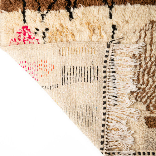 Aqmar Azilal Moroccan Rug, Hand-Knotted Wool